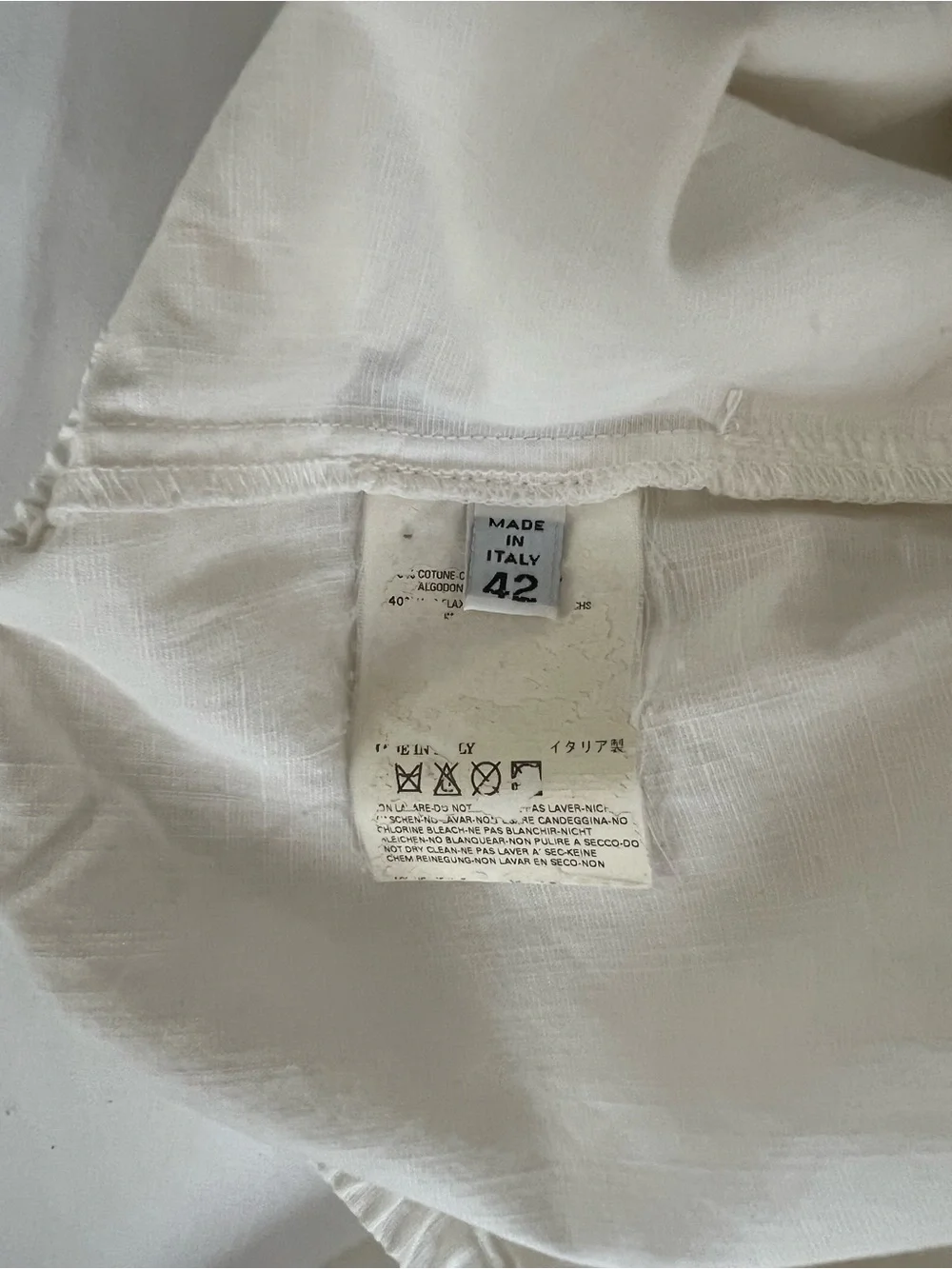Maison Martin Margiela Casual White Pants